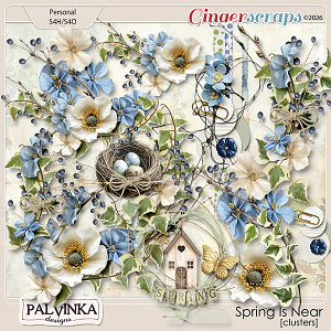 Spring Is Near Clusters by Palvinka Designs