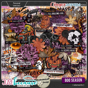 Boo Season Elements by JB Studio and PrelestnayaP Design