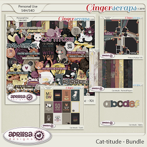 Cat-titude - Bundle by Aprilisa Designs