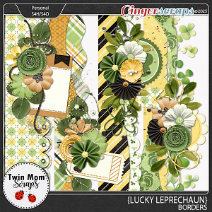 Lucky Leprechaun - BORDERS by Twin Mom Scraps