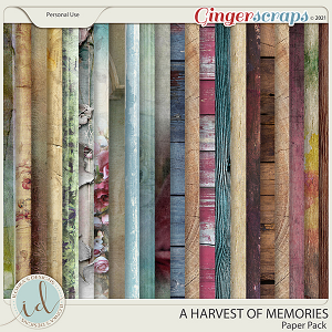 A Harvest Of Memories Paper Pack by Ilonka's Designs