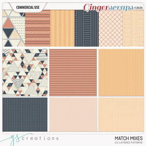Match Mixes Layered Patterns (CU) by GS Creations