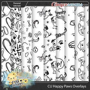 CU Happy Paws Overlays