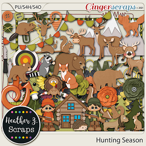 Hunting Season ELEMENTS by Heather Z Scraps