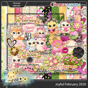 Joyful February 2026 Page Kit 01