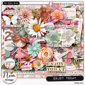 Enjoy Today - Page Kit - by Neia Scraps