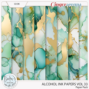 CU Alcohol Ink Papers Vol 33 by Ilonka's Designs
