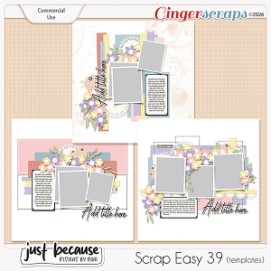 {CU} Scrap Easy 39 Templates by JB Studio