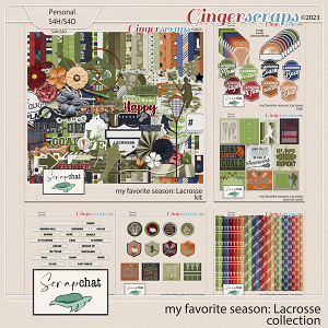 My Favorite Season: Lacrosse Collection by ScrapChat Designs