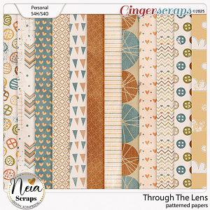 Through The Lens - Patterned Papers - by Neia Scraps