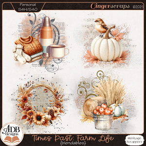 Times Past: Farm Life Blendables by ADB Designs Times Past: Farm Life Blendables by ADB Designs