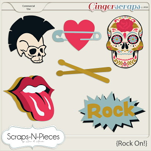 Rock On CU Templates - Scraps N Pieces 