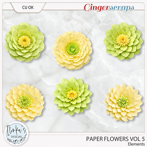 CU Paper Flowers Vol 5 by Ilonka's Designs