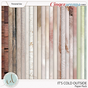 It's Cold Outside Paper Pack by Ilonka's Designs