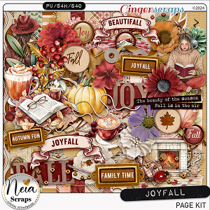 Joyfall - Page Kit - by Neia Scraps Joyfall - Page Kit - by Neia Scraps