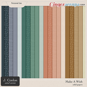 Make A Wish Solid Papers by J. Conlon and Sons