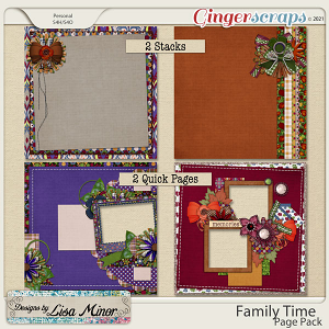 Family Time Page Pack from Designs by Lisa Minor
