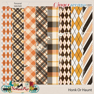 Honk Or Haunt Torn Papers by The Scrappy Kat