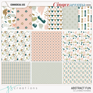 Abstract Fun Layered Patterns (CU) by GS Creations