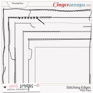 Stitching Edges - 1 - by Neia Scraps