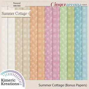 Summer Cottage Bonus Papers by Kimeric Kreations
