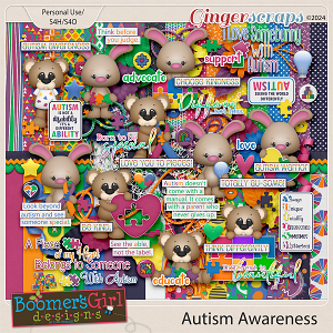 Autism Awareness by BoomersGirl Designs