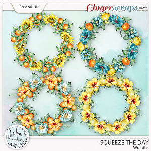 Squeeze The Day Wreaths by Ilonka's Designs