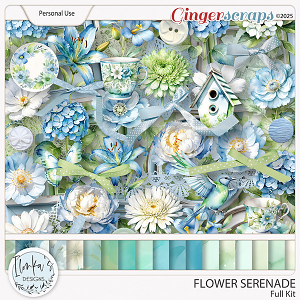 Flower Serenade Full Kit by Ilonka's Designs