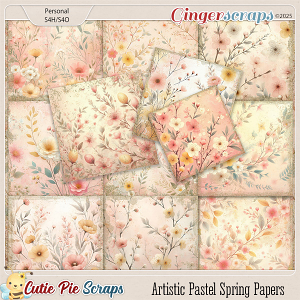 Artistic Pastel Spring Papers