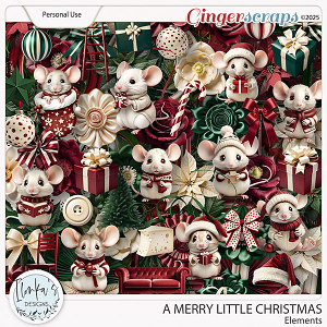 A Merry Little Christmas Elements by Ilonka's Designs