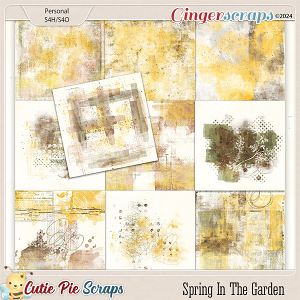 Spring In The Garden Painted Papers