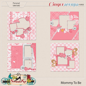 Mommy To Be Girl Quick Pages by The Scrappy Kat