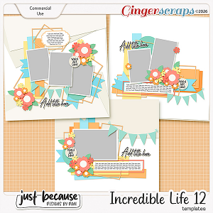 {CU} Incredible Life 12 Templates By JB Studio {CU} Incredible Life 12 Templates By JB Studio