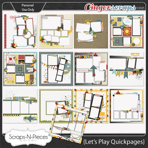 Let's Play Quickpages by Scraps N Pieces 