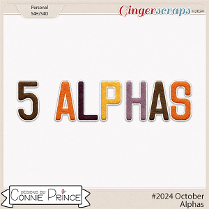 #2024 October - Alpha Pack AddOn by Connie Prince