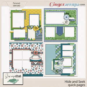 Hide and Seek Quick Pages by ScrapChat Designs