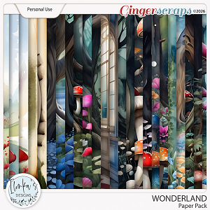 Wonderland Paper Pack by Ilonka's Designs