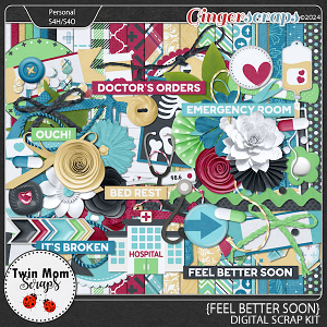 Feel Better Soon - KIT by Twin Mom Scraps