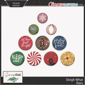 Sleigh What Flairs by ScrapChat Designs
