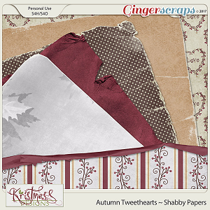 Autumn Tweethearts Shabby Papers