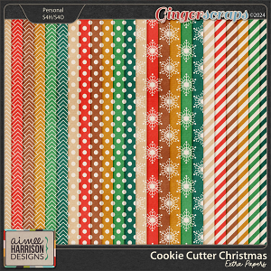 Cookie Cutter Christmas Extra Papers by Aimee Harrison