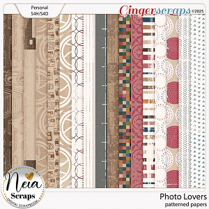 Photo Lovers - Patterned Papers - by Neia Scraps