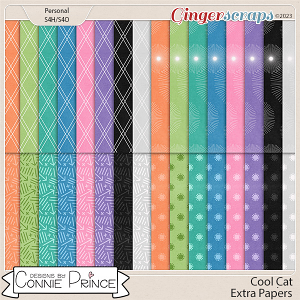 Cool Cat - Extra Papers by Connie Prince