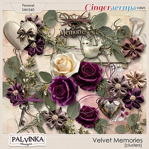 Velvet Memories Clusters by Palvinka Designs