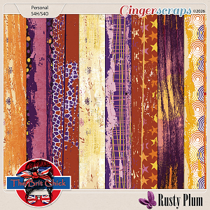 Rusty Plum Shabby Wooden Papers By The Brit Chick