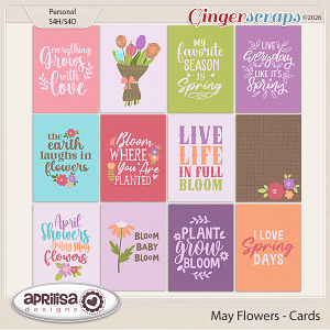 May Flowers - Cards by Aprilisa Designs