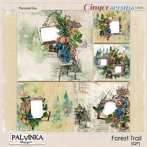 Forest Trail QP by Palvinka Designs