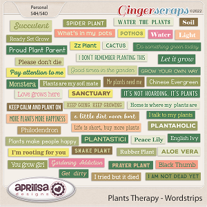 Plants Therapy - Wordstrips by Aprilisa Designs