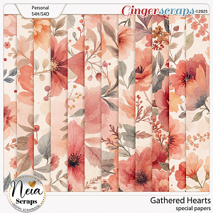 Gathered Hearts - Special Papers - by Neia Scraps