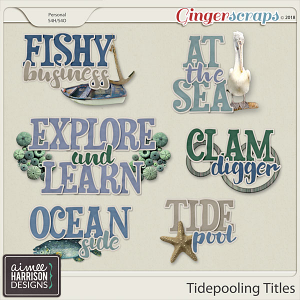 Tidepooling Titles by Aimee Harrison